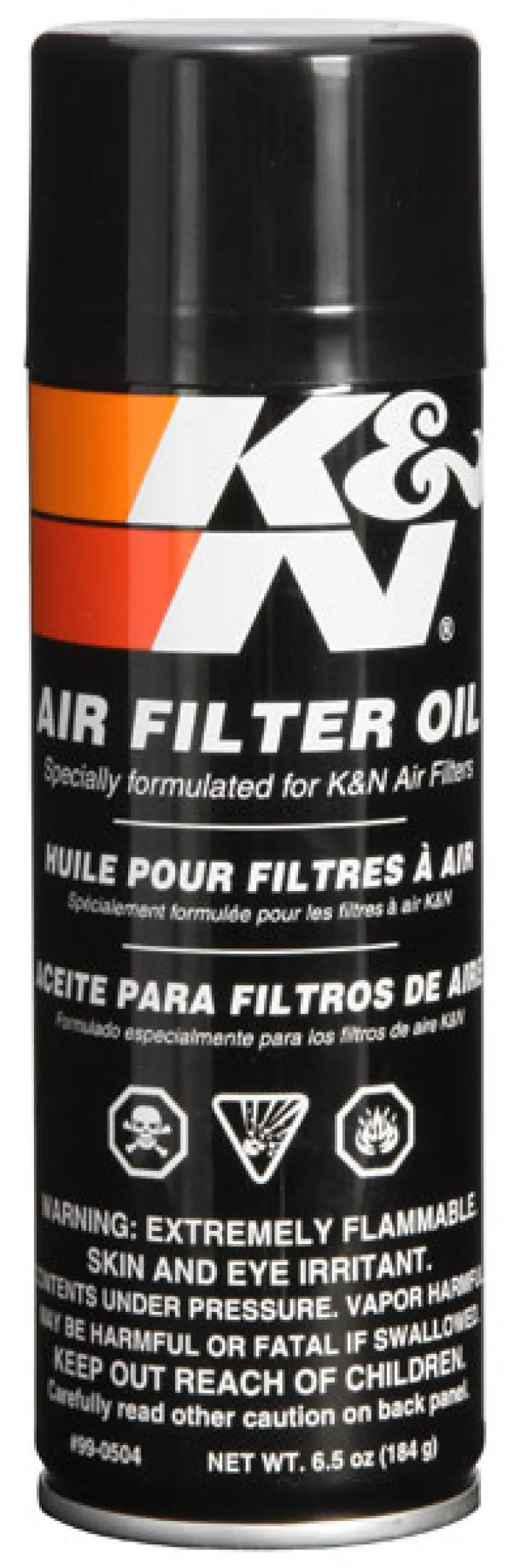 K&N 6.5 Oz Aerosol Spray Air Filter Oil 1