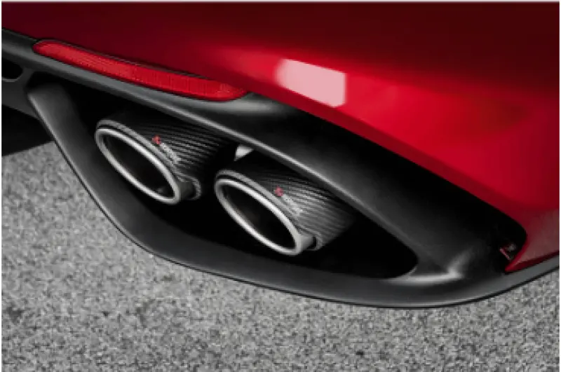 Akrapovic 17-19 Alfa Romeo Giulia Quadrifoglio Evolution Line Cat Back (Titanium) W/Link Pipes 1