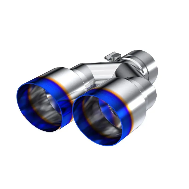 Mbrp Universal T304 Ss Dual Burnt End Tip 3.5In Od/2.5In Inlet 1