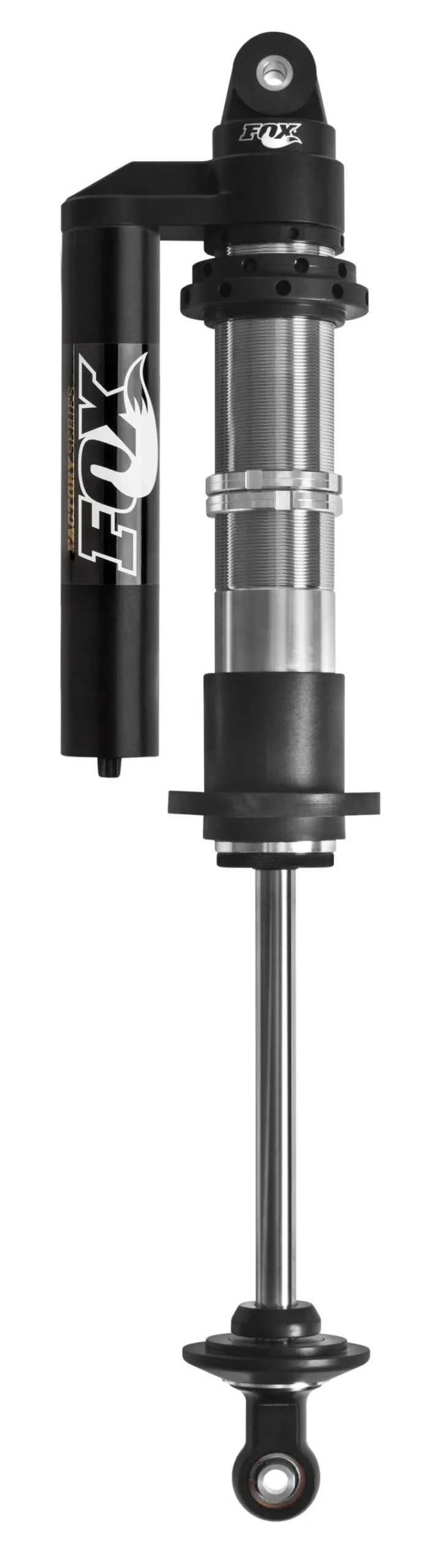 Fox 2.5 Factory Series 12In. Piggyback Reservoir Coilover Shock 7/8In. Shaft (50/70) - Black 1