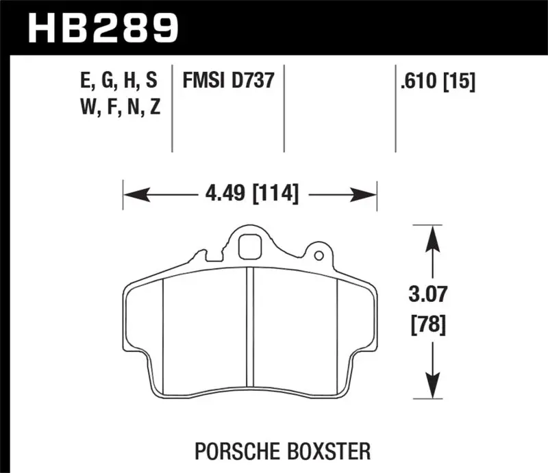 Hawk Performance Ceramic Street Brake Pads 2