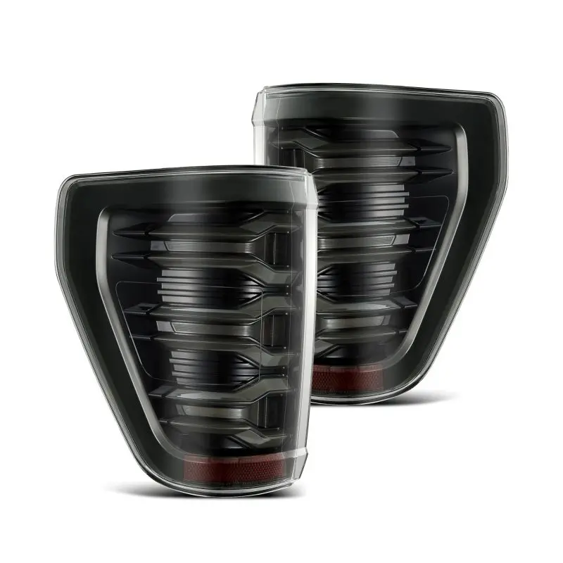 Alpharex 21-22 Ford F150 Luxx Led Projector Tail Lights - Alpha-Black 1