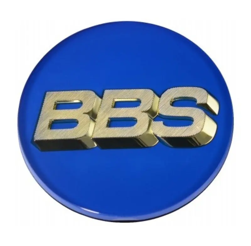 Bbs Center Cap 56Mm Blue/Gold 1