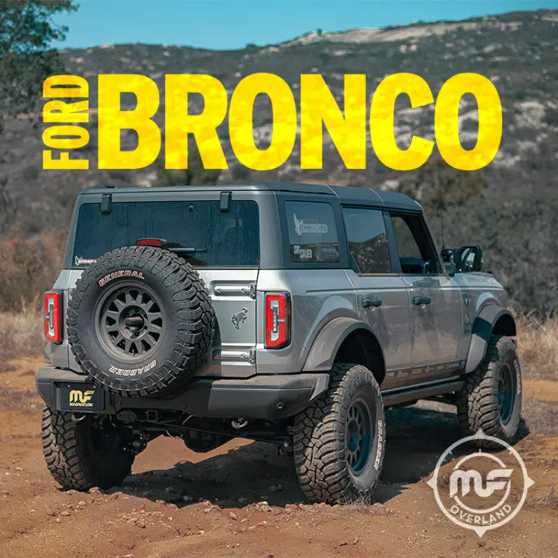 Magnaflow 2021 Ford Bronco Overland Series Cat-Back Exhaust W/ Single Straight Driver Exit- No Tip 2