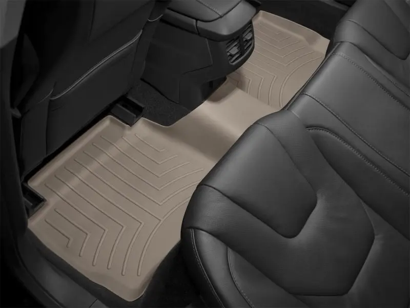 Weathertech 09+ Ford F150 Super Crew Rear Floorliner - Tan 1