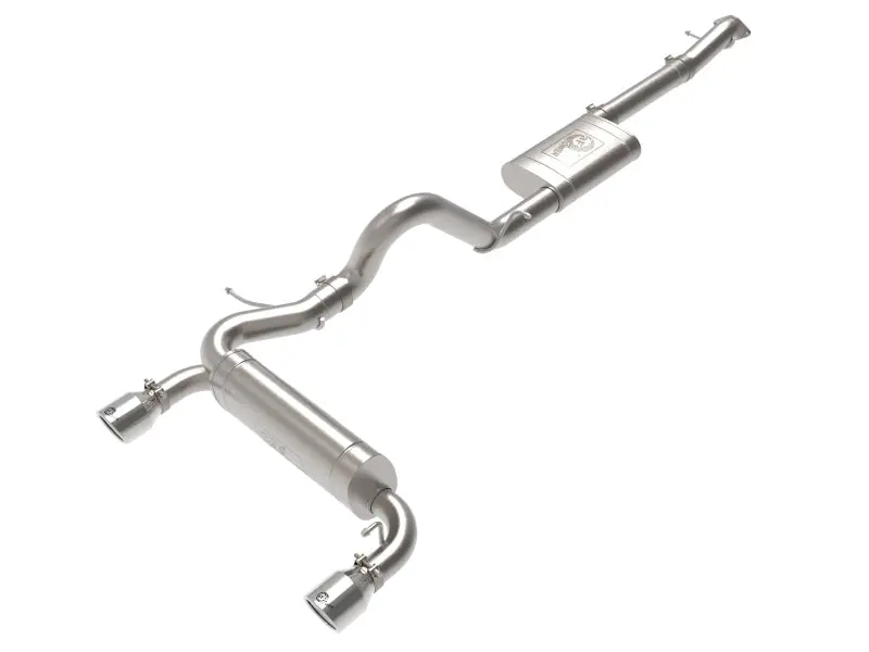 Afe 2021+ Ford Bronco L4-2.3L (T) / V6-2.7L (Tt) Vulcan 3In. To 2.5In. Ss Cat-Back - Polished 1