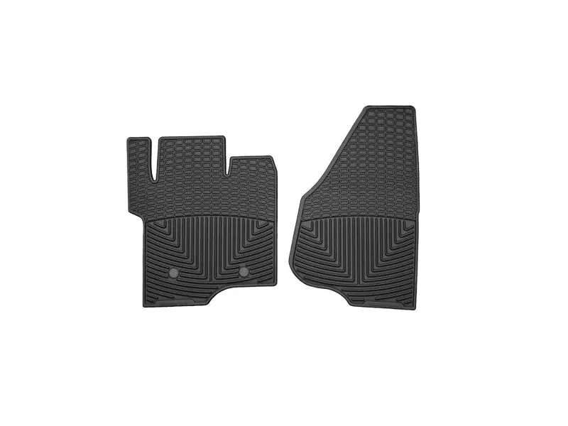 Weathertech 11+ Ford Super Duty Front Rubber Mats - Black 1