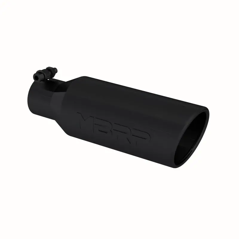 Mbrp Universal Tip 4In O.D. Angled Rolled End 2.5In Inlet 12In Length Black 1