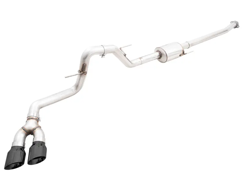 Awe 0Fg 2021+ Ford F150 V8 & Ecoboost Dual Side Exit Cat-Back Exhaust - 4.5In Diamond Black Tips 1