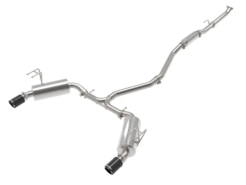 Afe Takeda 2.5In 304 Ss Cat-Back Exhaust System W/Cf Tips 2022+ Honda Civic L4-1.5L (T) 1