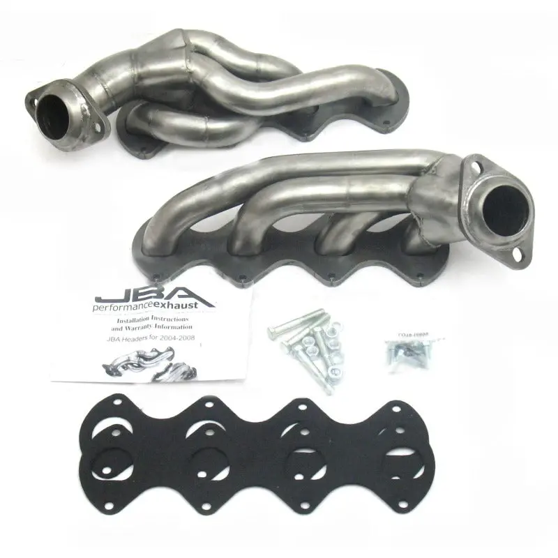 Jba 04-10 Ford F-Series 5.4L 3V 1-5/8In Primary Raw 409Ss Cat4ward Header 1