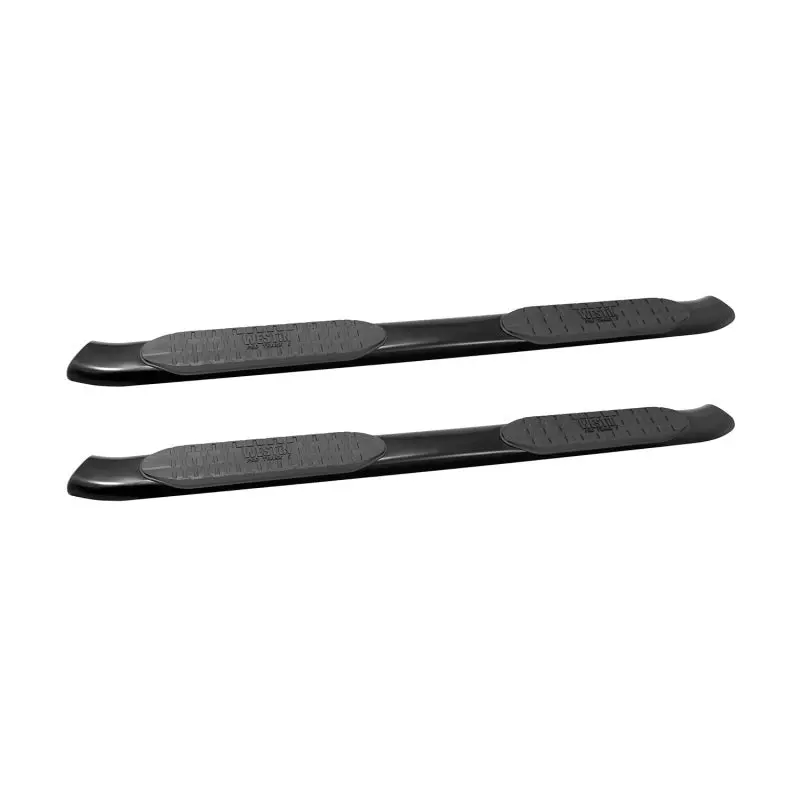 Westin 2009-2018 Dodge/Ram 1500/2500/3500 Crew Cab Pro Traxx 5 Oval Nerf Step Bars - Black 1
