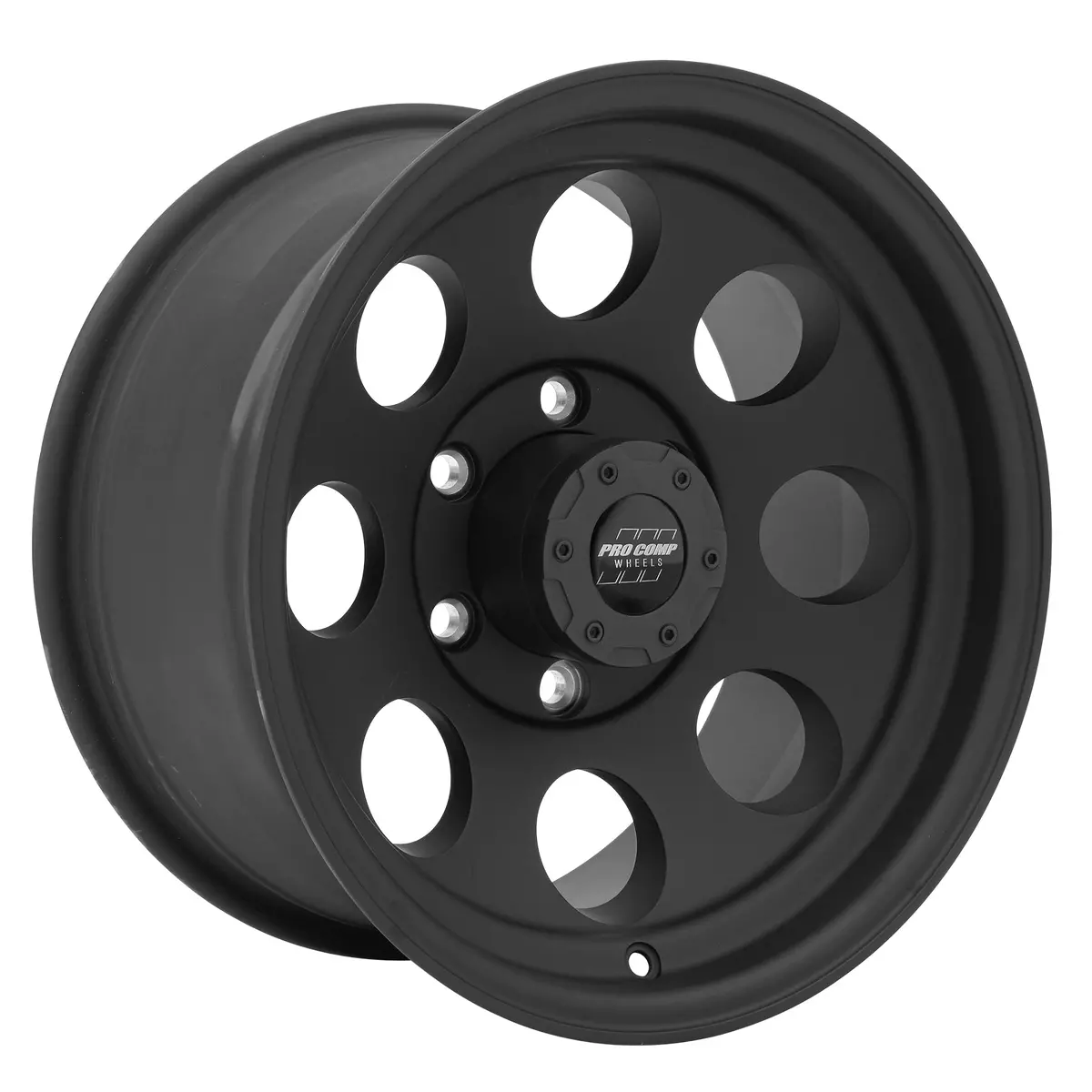 69 Series Vintage Matte Black Wheel (16" X 8" 6 X 5.5" 4"Bs -12Mm Offset) 1