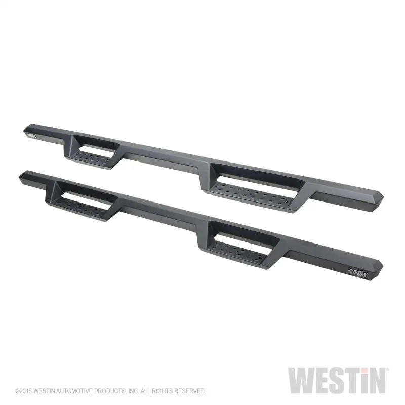 Westin 2019 Chevrolet Silverado / Gmc Sierra 1500 Crew Cab Drop Nerf Step Bars - Textured Black 1