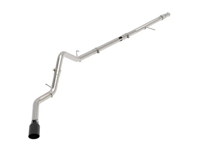 Afe Large Bore-Hd 3In 409Ss Dpf-Back 20-21 Gm Trucks L6-3.0L (Td) Lm2 - Black Tip 1