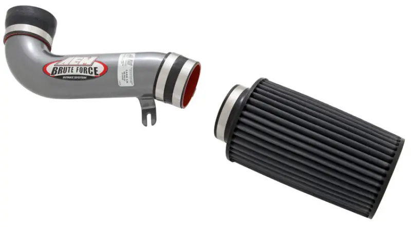 Aem 87-93 Ford Mustang Gt W/Maf Silver Brute Force Air Intake 1