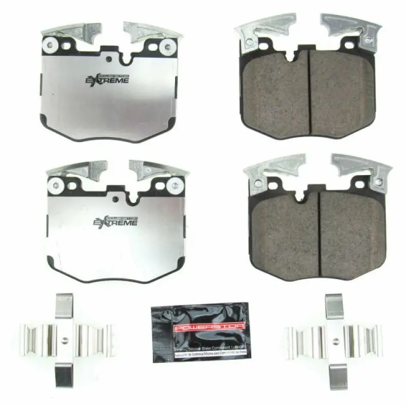 Power Stop 2019 Bmw 330I Front Z26 Extreme Street Brake Pads W/Hardware 1