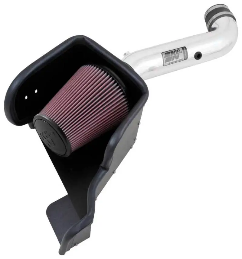 K&N 2013 Dodge Ram 1500 V8-4.7L High Flow Performance Air Intake Kit 1
