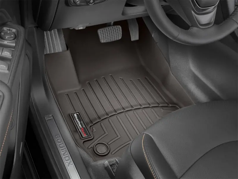 Weathertech 2019+ Chevrolet Silverado 1500 Front Floorliner - Cocoa 1
