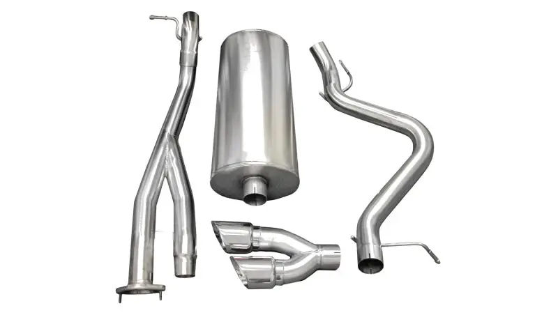 Corsa 03-07 Chevrolet Silverado Short Bed Ss 6.0L V8 Polished Sport Cat-Back Exhaust 1