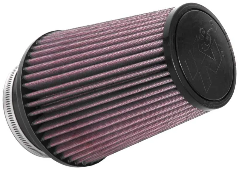 K&N Universal Clamp-On Air Filter 4In Flg / 6In B / 4In T / 7In H 1
