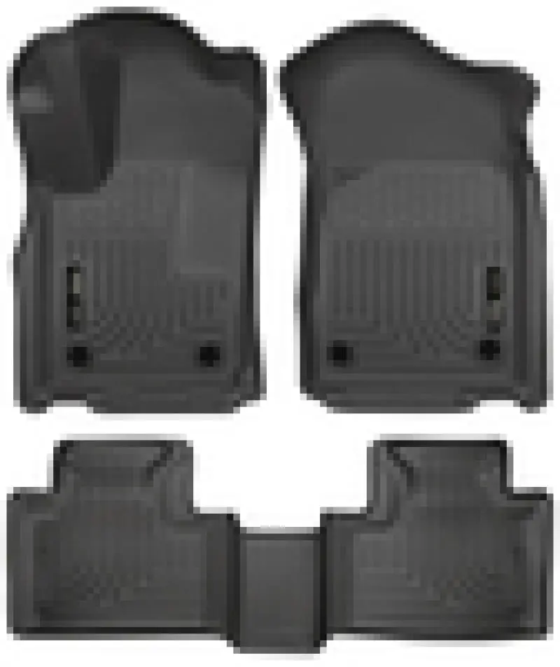 Husky Liners 16 Dodge Durango/Jeep Grand Cherokee Weatherbeater Black Front & 2Nd Seat Floor Liners 2