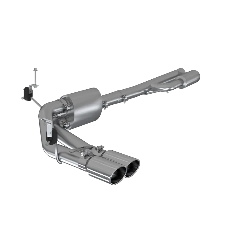 Mbrp 2019+ Chevrolet Silverado 1500 4.5L/5.3L Pre-Axle Dual Side Exite W/ 4In Od Tip - Al 1