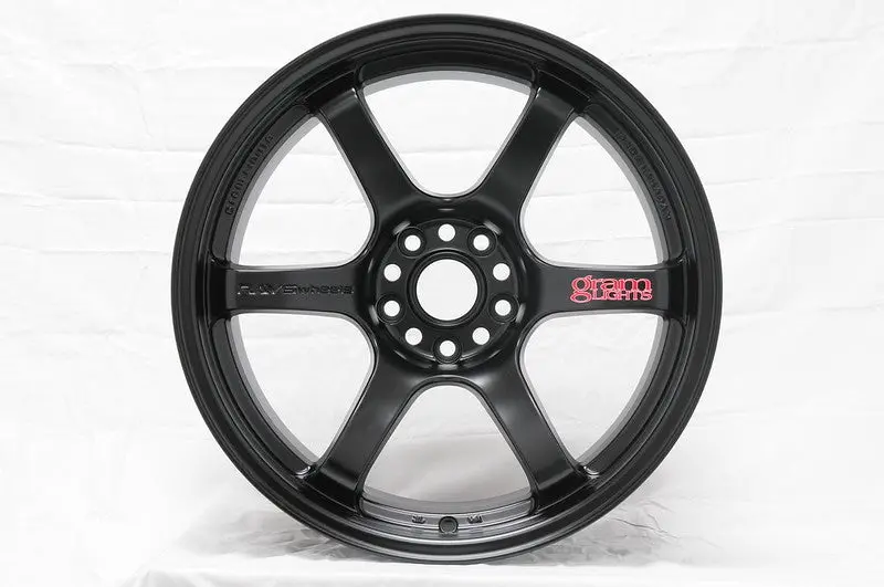 Gram Lights 57Dr 18X8.5 +37 5-100 Semi Gloss Black Wheel 1