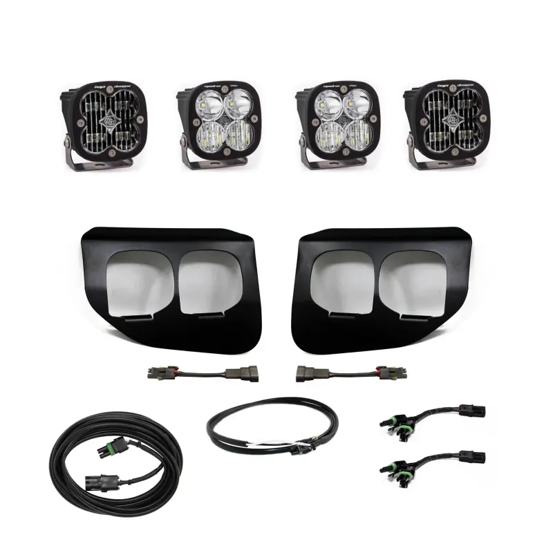 Baja Designs Ford Super Duty (20-On) Fog Lights Dual Fpk Sae/Pro Dc Baja Designs W/Upfitter 1