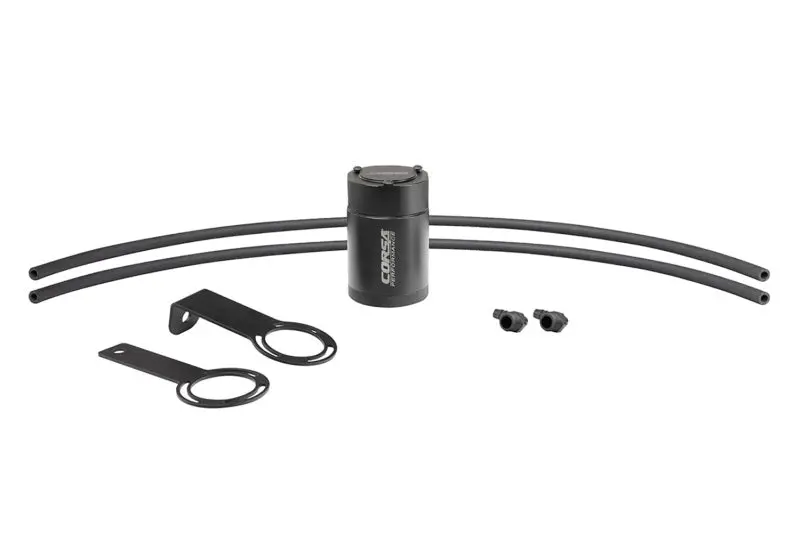 Corsa Performance 3/8In Universal 3 Oz. Aluminum Oil Catch Can With Mounting Brackets 1