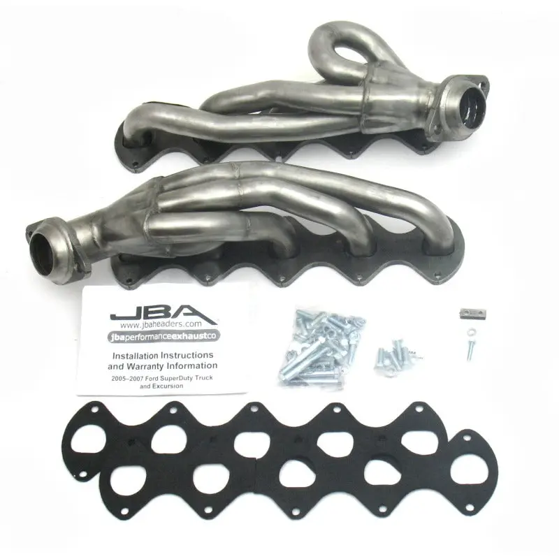 Jba 05-10 Ford F-Series 6.8L 3V V10 1-1/2In Primary Raw 409Ss Cat4ward Header 2