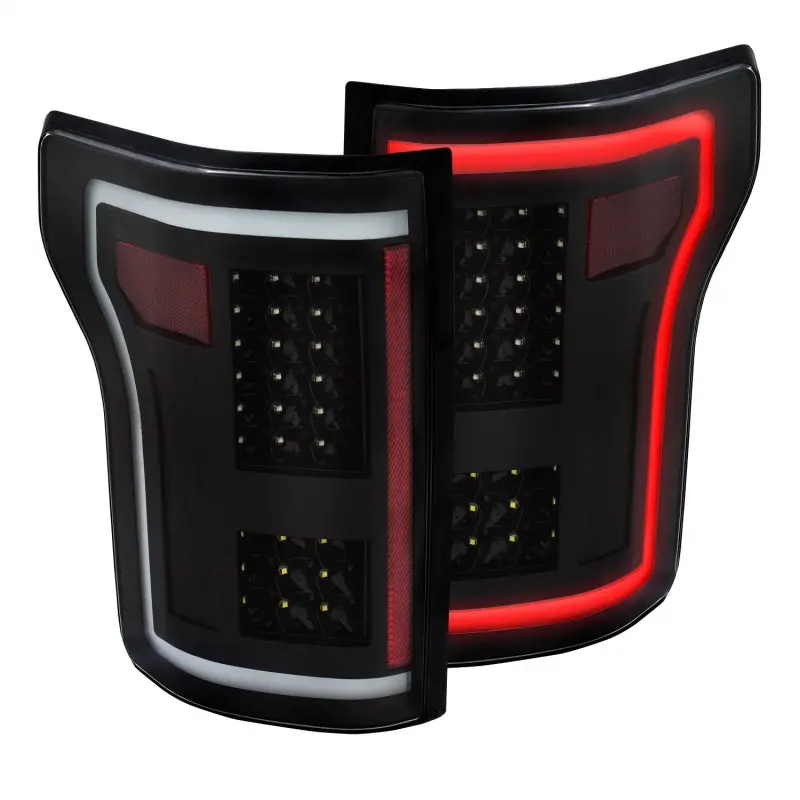 Anzo 2015-2017 Ford F-150 Led Taillights Black 1