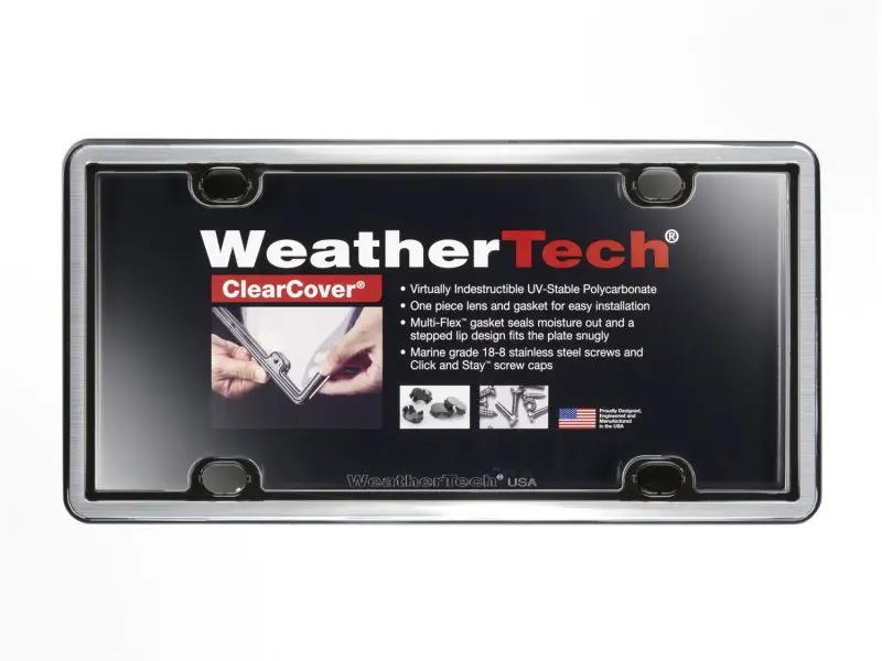 Weathertech Clearcover Frame Kit - Brushed Stainless 1