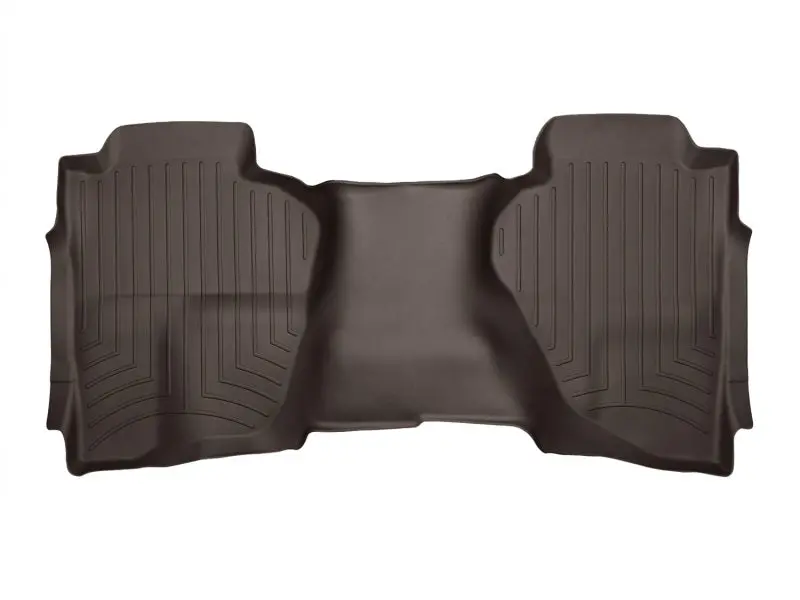 Weathertech 2014+ Chevy Silverado Rear Floorliner - Cocoa (Only Fits Double Cab / 1500 Models) 1