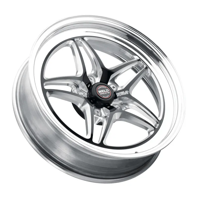 Weld S81 18X5 / 5X120 Bp / 2.1In. Bs (-23Mm Offset) Black Wheel 3.18 Id (High Pad) - Non-Beadlock 1
