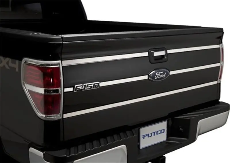Putco 09-14 Ford F-150 - Ss Tailgate Accent - 6Pcs (3 Horizontal Lines) Tailgate Accents 1