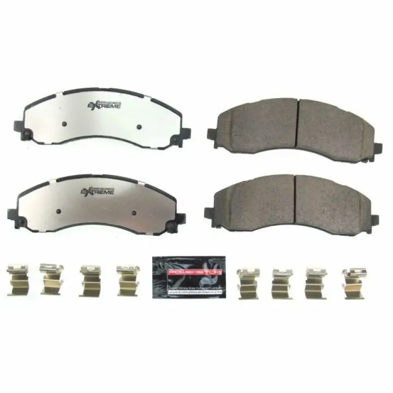 Power Stop 2019 Ram 2500 Front Z36 Truck & Tow Brake Pads W/Hardware 1