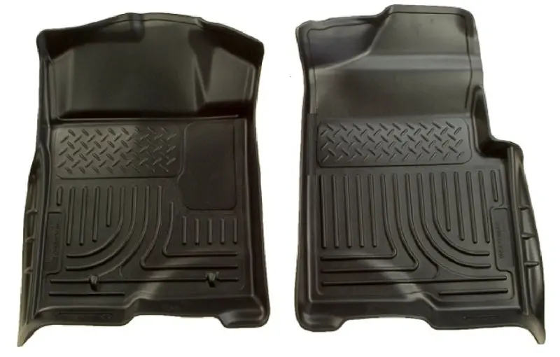 Husky Liners 09-12 Ford F-150 Regular/Super/Super Crew Cab Weatherbeater Black Floor Liners 1