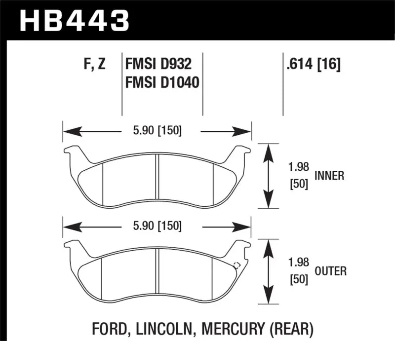 Hawk Hps Street Brake Pads 2