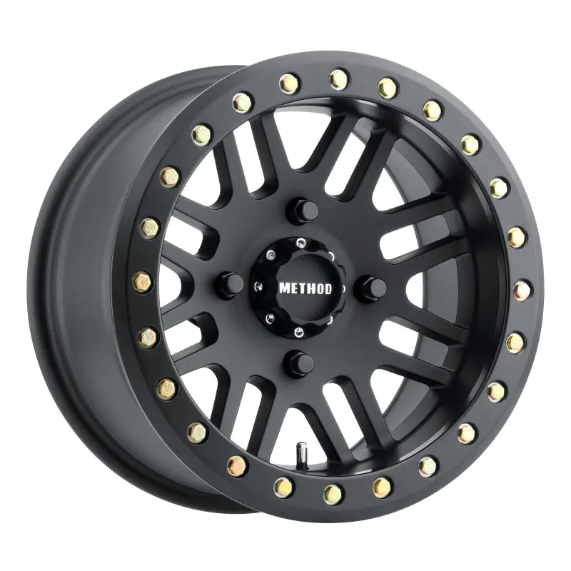 Method Mr406 Utv Beadlock 15X10 / 5+5/-2Mm Offset / 4X156 / 132Mm Cb Matte Black Wheel 1