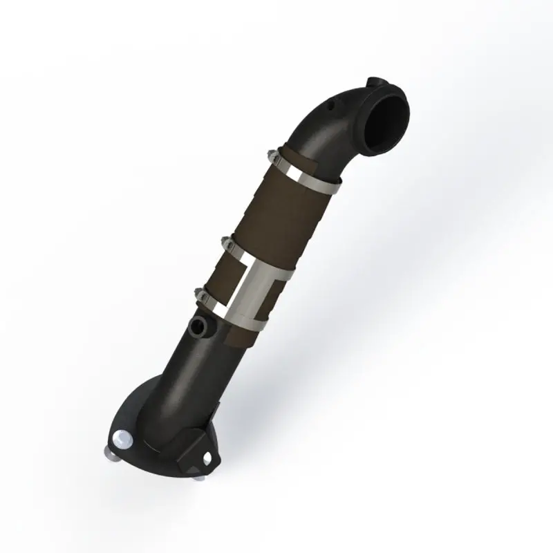 Mbrp 15-16 Chevy/Gmc 6.6L Duramax 3In Down Pipe (For 3 Bolt Flange Style Connection) 2