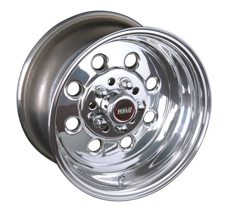 Weld Draglite 15X4 / 5X4.5 & 5X4.75 Bp / 2.5In. Bs Polished Wheel - Non-Beadlock 1