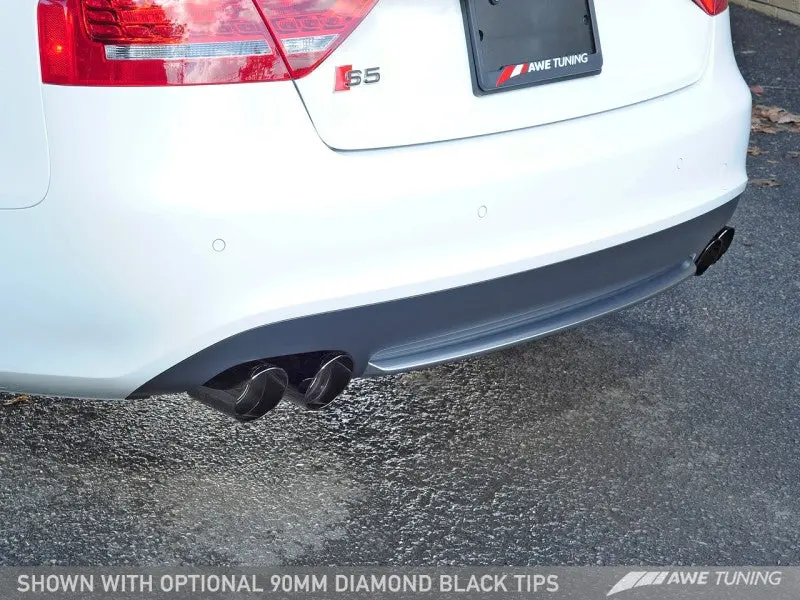 Awe Tuning Audi B8.5 S5 3.0T Touring Edition Exhaust System - Diamond Black Tips (102Mm) 1
