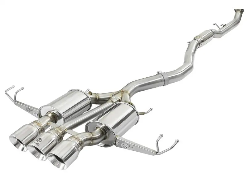 Afe Takeda 3In 304 Ss Cat-Back Exhaust W/ Tri-Polished Tips 17-18 Honda Civic Type R L4 2.0L (T) 1