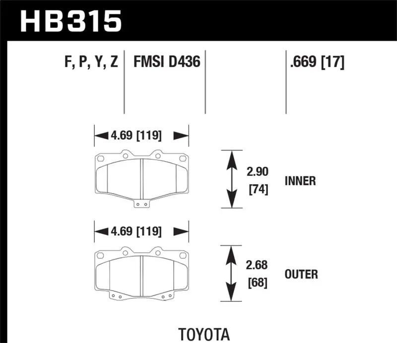 Hawk Hps Street Brake Pads 2