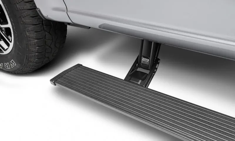 Amp Research 76255-01A Powerstep Electric Running Boards Plug N Play System For 22-25 Chevy Silverado 1500/Gmc Sierra 1500 Double/Crew Cab; Includes Gas And Diesel 1