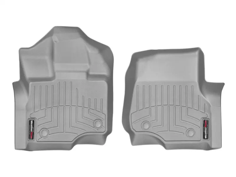 Weathertech 2015+ Ford F-150 (Fits Supercrew And Supercab Dual Floor Posts) Front Floorliner - Grey 1