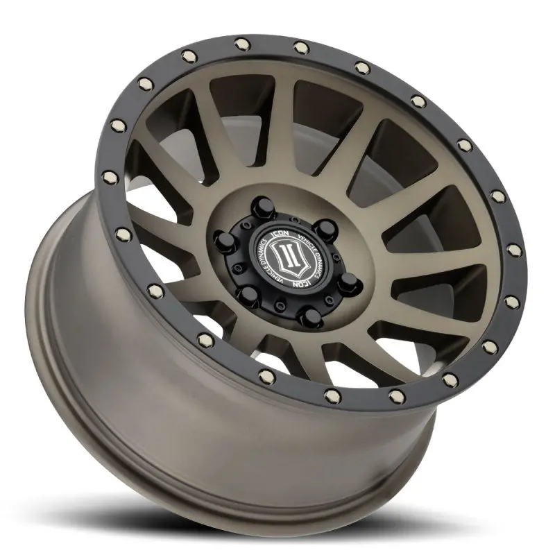 Icon Compression 17X8.5 6X5.5 0Mm Offset 4.75In Bs 106.1Mm Bore Bronze Wheel 2