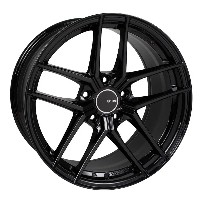 Enkei Ty5 19X9.5 5X114.3 35Mm Offset 72.6Mm Bore Black Wheel 1