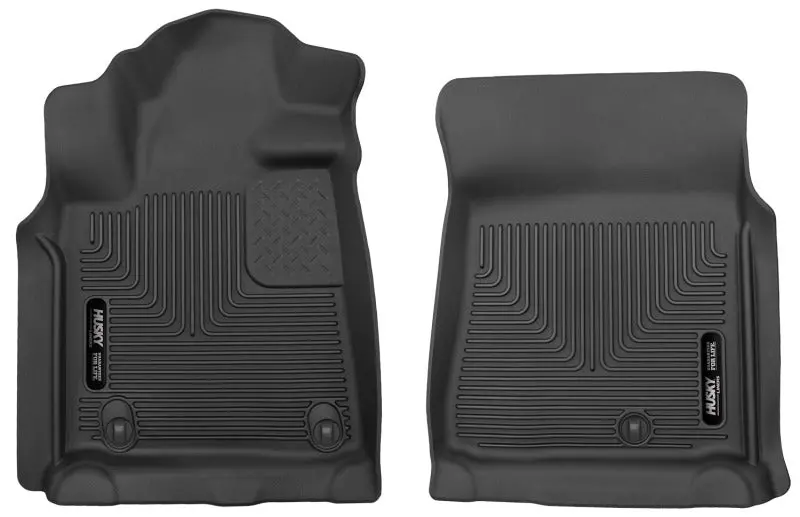 Husky Liners 07-11 Toyota Tundra Pickup(Crew / Ext / Std Cab) X-Act Contour Black Front Floor Liners 1